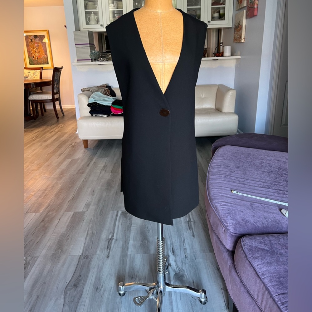 Zara - Large, fully lined black vest.  New - never worn